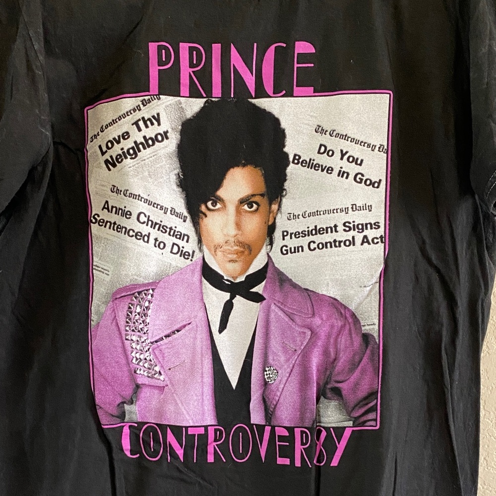 Prince Black and Pink Graphic Tee - Picture 3 of 4